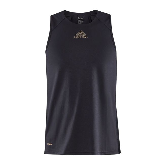 Craft PRO Trail Singlet – Maiou de alergare trail ușor - Negru