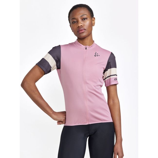 Craft Core Endur Logo Jersey W – Tricou de ciclism cu logo - Roz (743992)