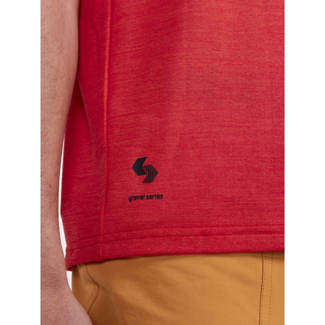 Craft ADV Gravel SS Tee – Tricou de ciclism gravel - Roșu