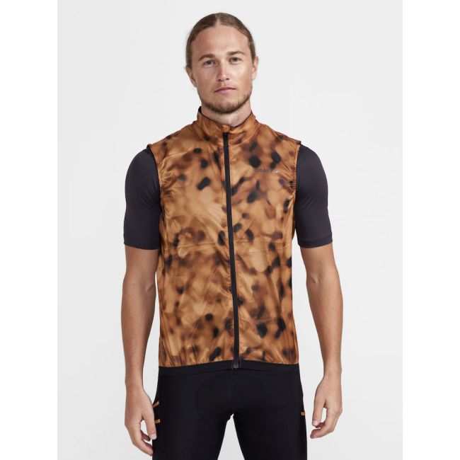 Craft PRO Gravel Wind Vest – Vestă de vânt de ciclism gravel - Portocaliu