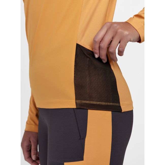 Craft PRO Trail Wind LS Tee W – Bluză de alergare trail anti-vânt - Portocaliu