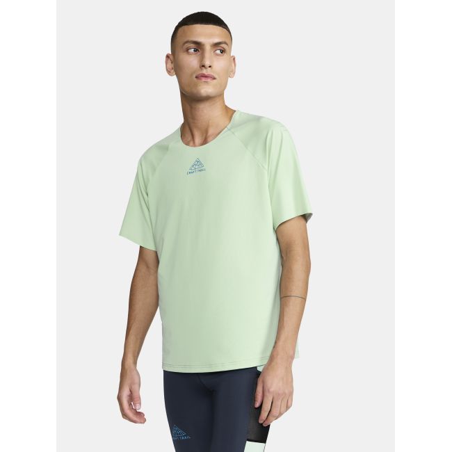 Craft PRO Trail SS Tee – Tricou de alergare trail ușor - Verde