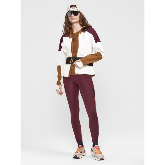 Craft PRO Trail SS Tee W – Tricou de alergare trail ușor - Maro