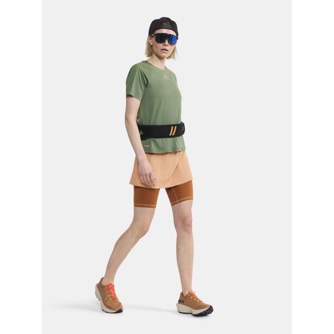 Craft PRO Trail SS Tee W – Tricou de alergare trail ușor - Verde