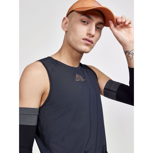 Craft PRO Trail Singlet – Maiou de alergare trail ușor - Negru