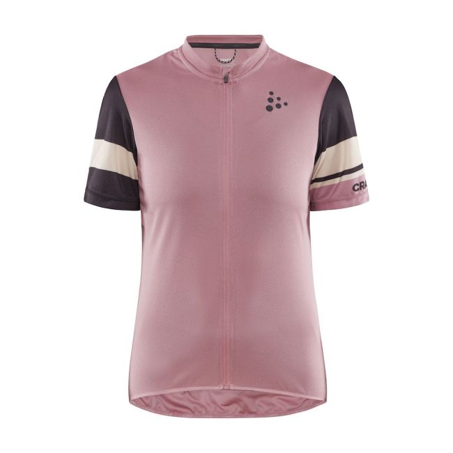 Craft Core Endur Logo Jersey W – Tricou de ciclism cu logo - Roz (743992)
