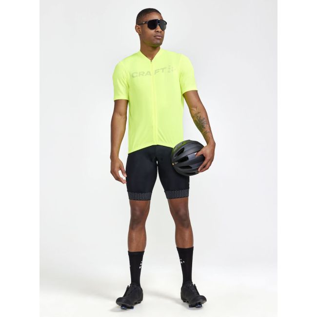 Craft Core Endur Lumen Jersey – Tricou de ciclism reflectorizant - Galben