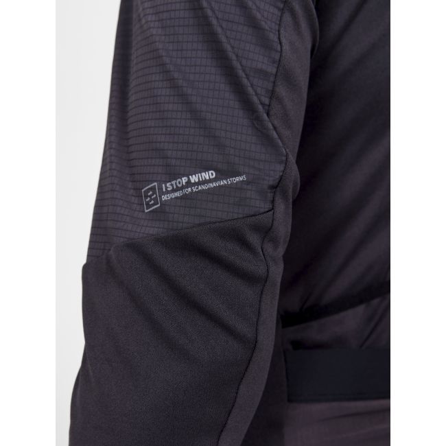 Craft PRO Gravel LS Wind Jersey W – Tricou de ciclism gravel cu mânecă lungă, anti-vânt - Gri