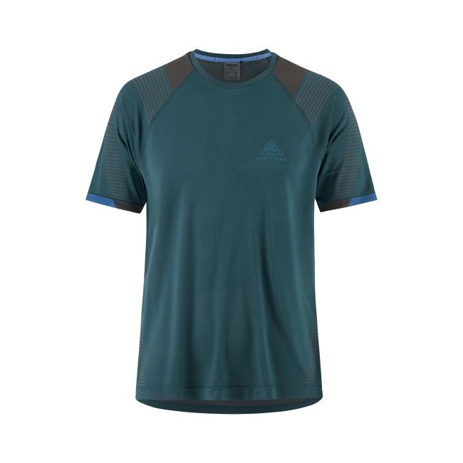 Craft PRO Trail Fuseknit SS Tee – Tricou de alergare trail Fuseknit - Verde
