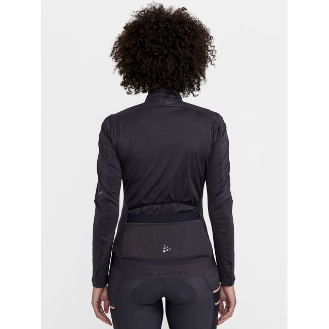 Craft PRO Gravel LS Wind Jersey W – Tricou de ciclism gravel cu mânecă lungă, anti-vânt - Gri