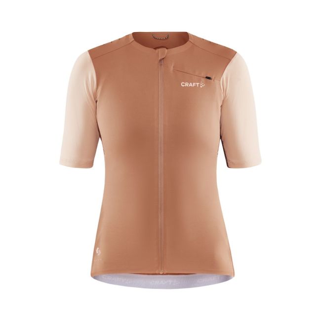 Craft PRO Gravel SS Jersey W – Tricou de ciclism gravel pro - Maro