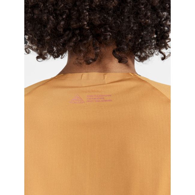 Craft PRO Trail Wind LS Tee W – Bluză de alergare trail anti-vânt - Portocaliu