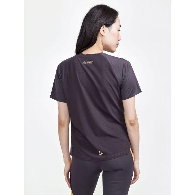 Craft PRO Trail SS Tee W – Tricou de alergare trail ușor - Gri