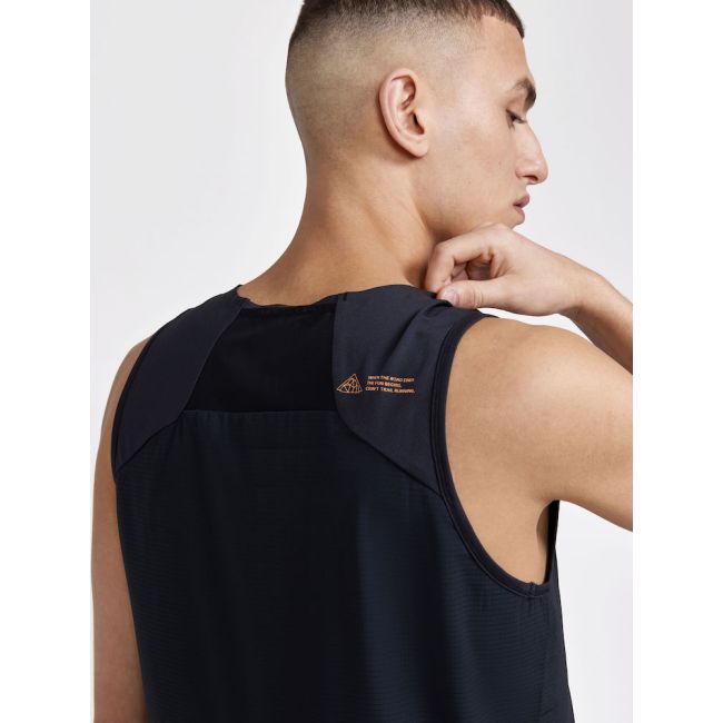 Craft PRO Trail Singlet – Maiou de alergare trail ușor - Negru