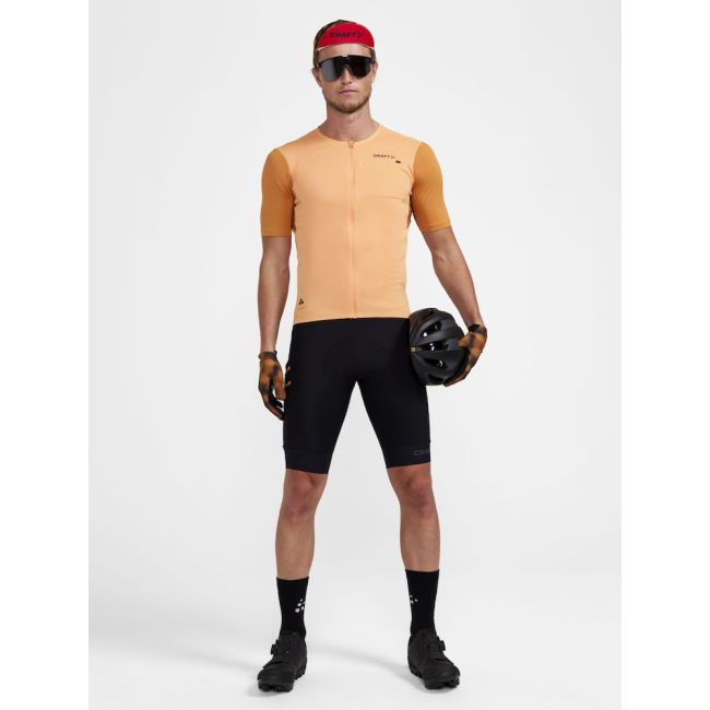 Craft PRO Gravel SS Jersey – Tricou de ciclism gravel pro - Portocaliu