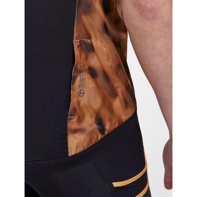 Craft PRO Gravel Wind Vest – Vestă de vânt de ciclism gravel - Portocaliu