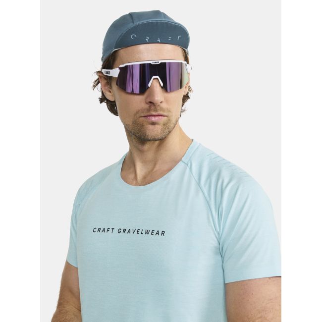 Craft ADV Gravel SS Tee – Tricou de ciclism gravel - Albastru (308200)