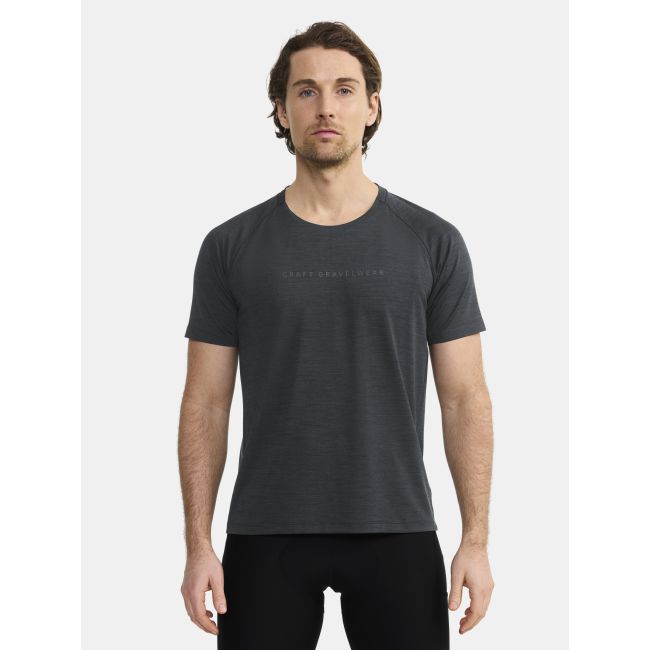Craft ADV Gravel SS Tee – Tricou de ciclism gravel - Negru