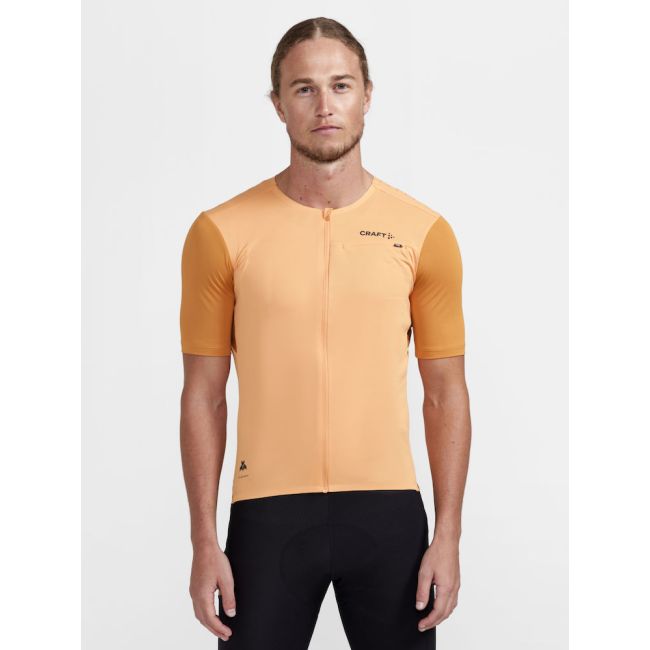 Craft PRO Gravel SS Jersey – Tricou de ciclism gravel pro - Portocaliu