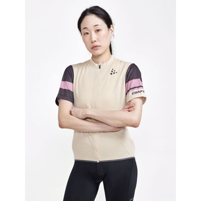 Craft Core Endur Logo Jersey W – Tricou de ciclism cu logo - Maro