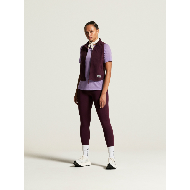 Craft ADV Trail Wool SS Tee W – Tricou de alergare trail cu lână - Mov