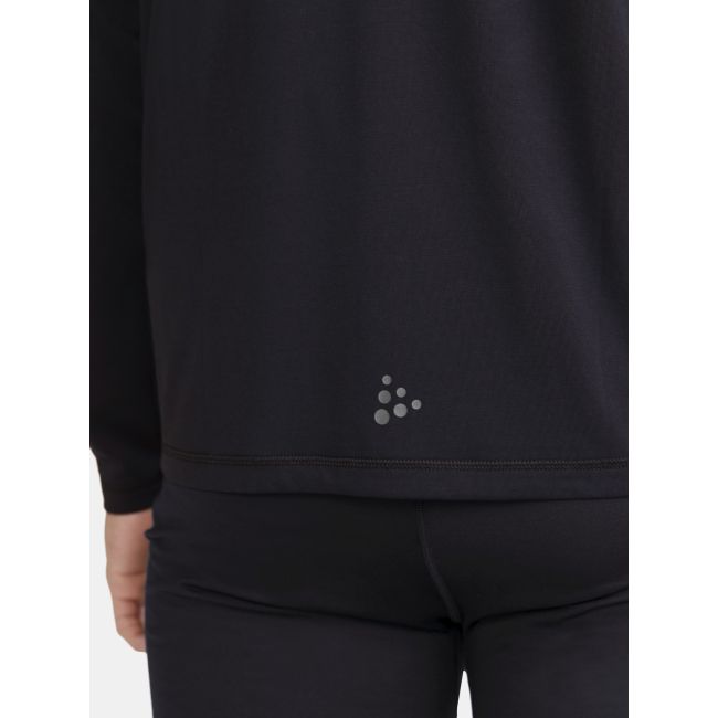 Craft Core Essence Bi-blend Half Zip LS Tee – Bluză sport cu fermoar scurt - Negru