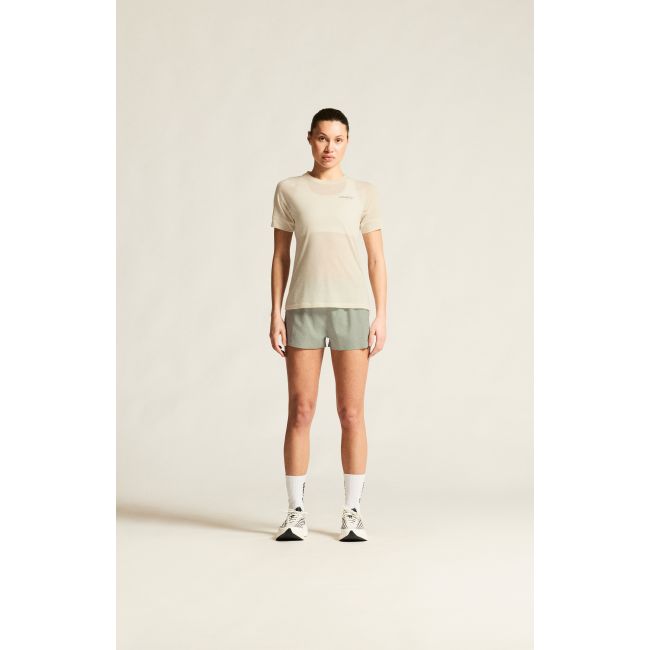 Craft ADV Trail Wool SS Tee W – Tricou de alergare trail cu lână - Alb