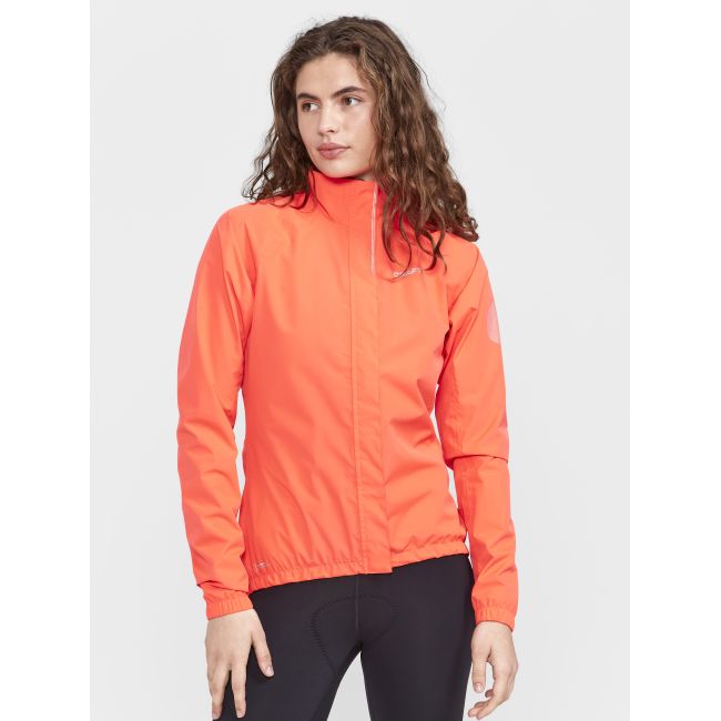 Craft Core Endur Hydro Lumen Jacket W – Geacă de ploaie de ciclism reflectorizantă - Portocaliu