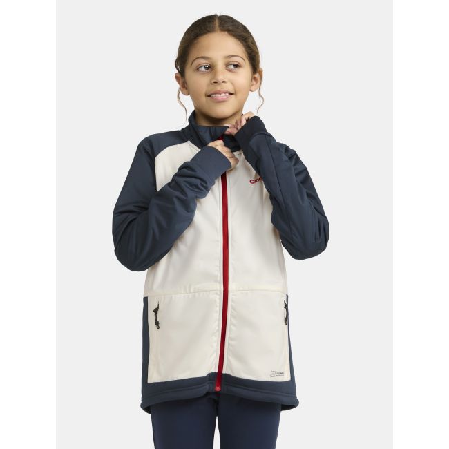 Craft Core Warm XC Jacket Junior – Geacă de schi fond pentru copii - Albastru (396905)