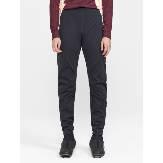 Craft Core Nordic Training FZ Pants W – Pantaloni softshell cu fermoar lateral întreg - Negru