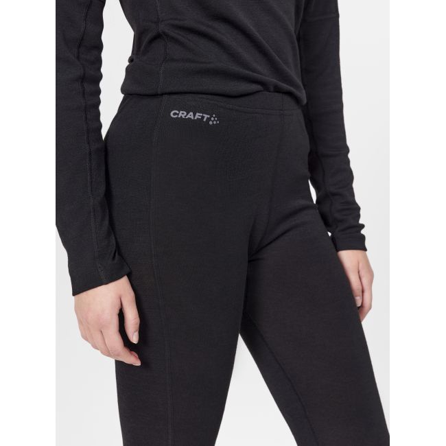 Craft ADV Wool Merino Knickers W – Pantaloni 3/4 strat de bază cu lână merinos - Negru