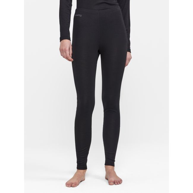 Craft ADV Wool Merino Pant W – Pantaloni strat de bază cu lână merinos - Negru