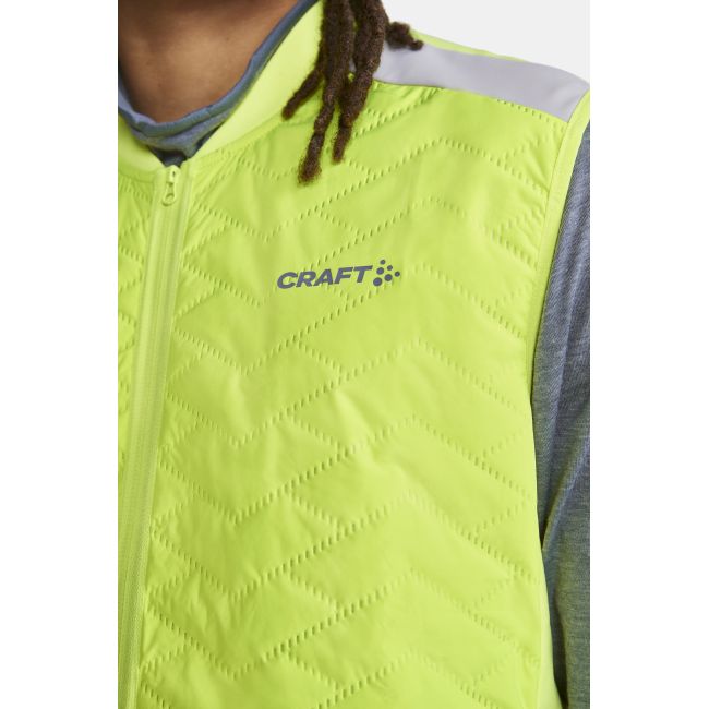 Craft ADV Subz Lumen Vest – Vestă de alergare izolată reflectorizantă - Galben