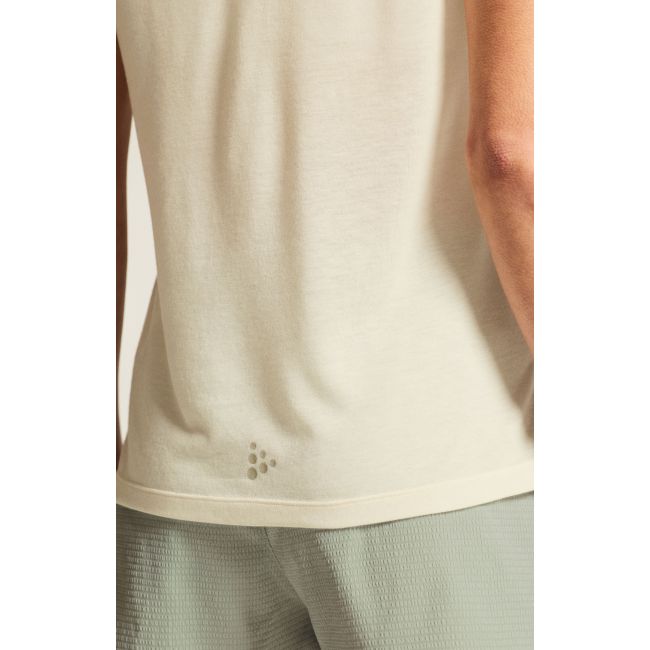 Craft ADV Trail Wool SS Tee W – Tricou de alergare trail cu lână - Alb