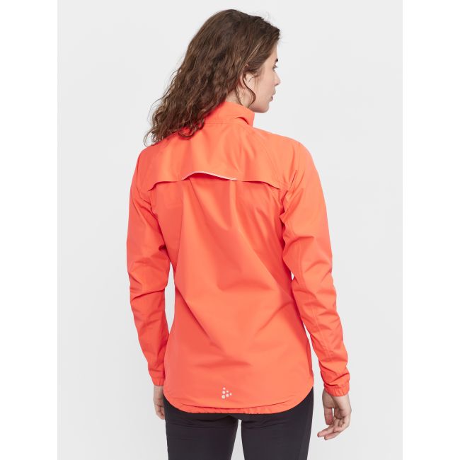 Craft Core Endur Hydro Lumen Jacket W – Geacă de ploaie de ciclism reflectorizantă - Portocaliu