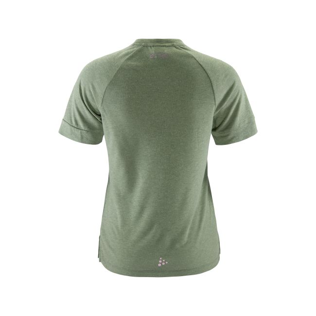 Craft ADV Trail Wool SS Tee W – Tricou de alergare trail cu lână - Verde