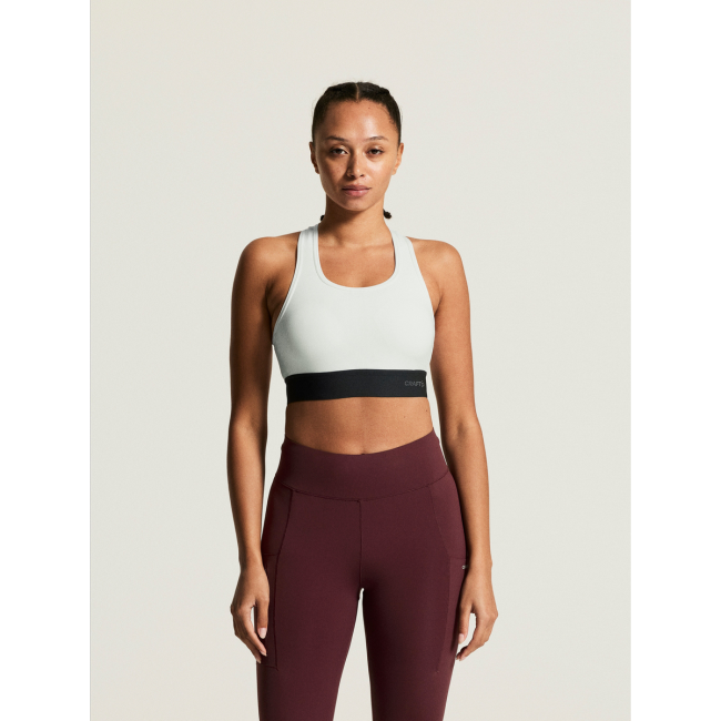 Craft Training Bra Padded W – Bustieră sport cu cupe - Alb