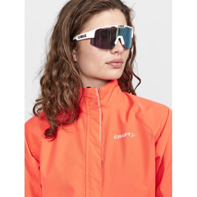 Craft Core Endur Hydro Lumen Jacket W – Geacă de ploaie de ciclism reflectorizantă - Portocaliu