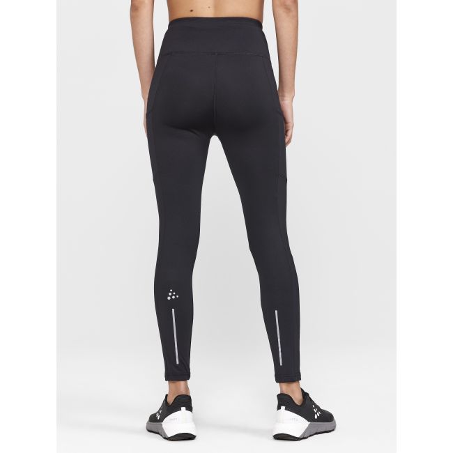 Craft ADV Essence High Waist Warm Tights W – Colanți calzi cu talie înaltă - Negru