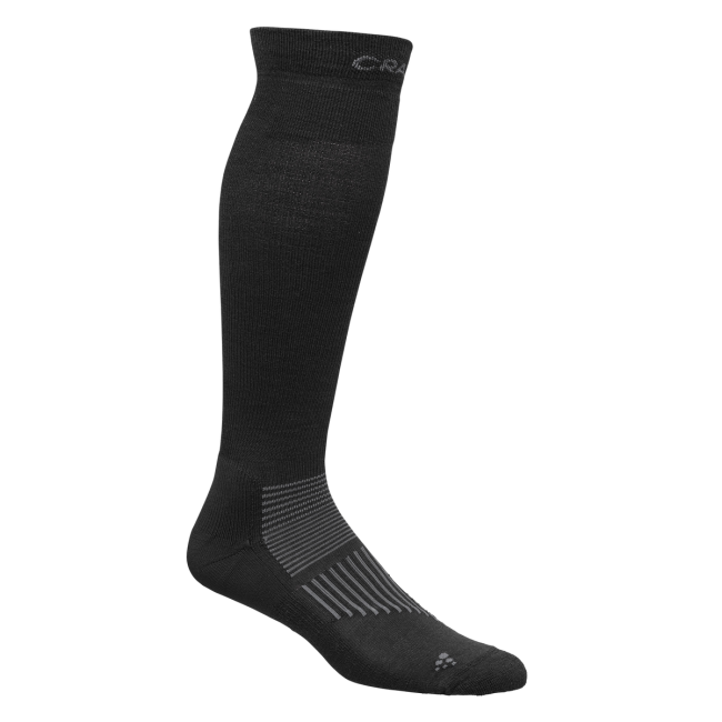 Craft ADV Wool Compression Sock – Șosete de compresie din lână merinos - Negru