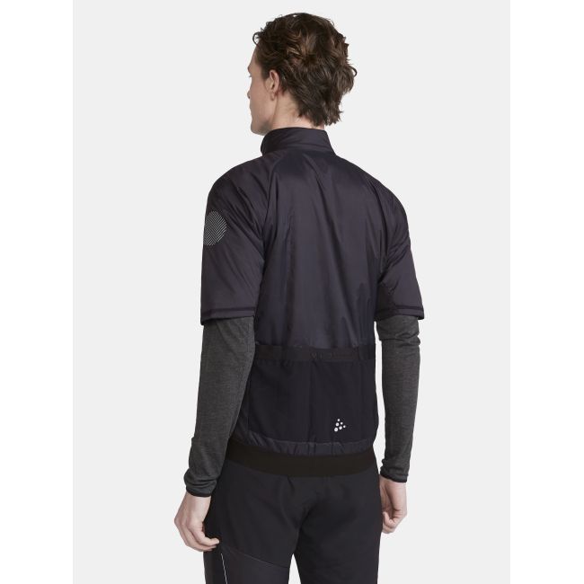 Craft PRO Gravel Subz Padded SS Tee – Vestă de ciclism gravel căptușită - Negru