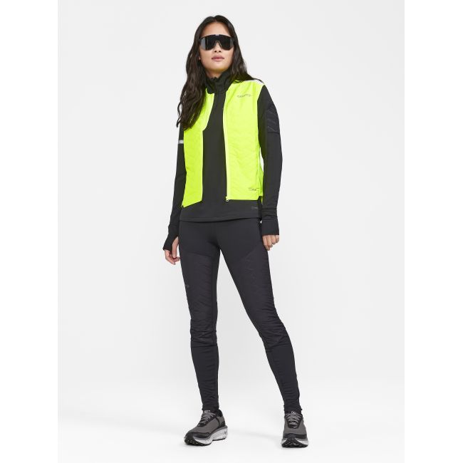 Craft ADV Subz LS 2 W – Bluză de alergare cu guler și fermoar - Negru