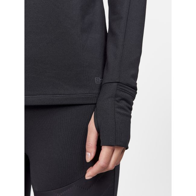 Craft ADV Subz LS 2 W – Bluză de alergare cu guler și fermoar - Negru