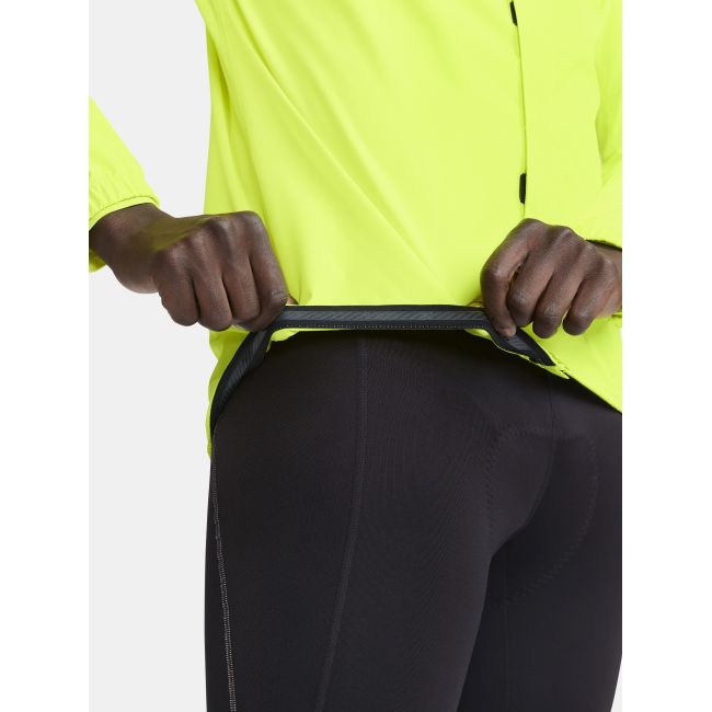 Craft Core Endur Lumen Hydro Jacket 2 – Geacă de ploaie de ciclism reflectorizantă - Galben