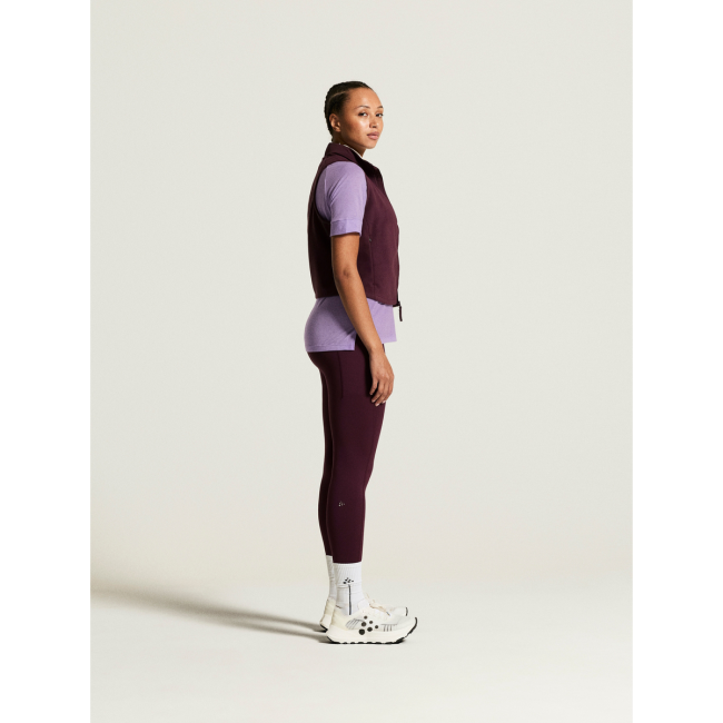Craft ADV Trail Wool SS Tee W – Tricou de alergare trail cu lână - Mov