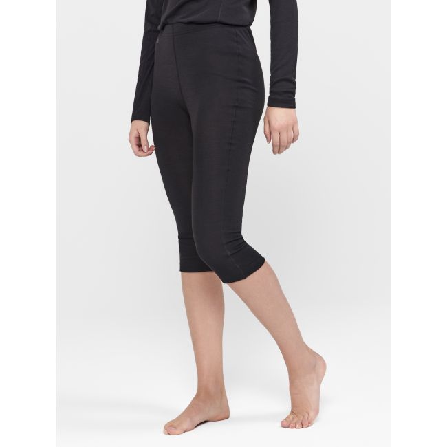 Craft ADV Wool Merino Knickers W – Pantaloni 3/4 strat de bază cu lână merinos - Negru