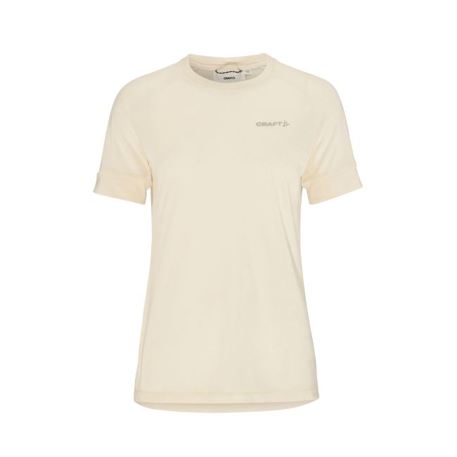 Craft ADV Trail Wool SS Tee W – Tricou de alergare trail cu lână - Alb