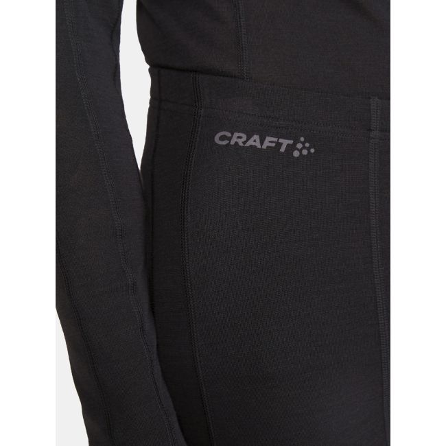 Craft ADV Wool Merino Pant – Pantaloni strat de bază cu lână merinos - Negru