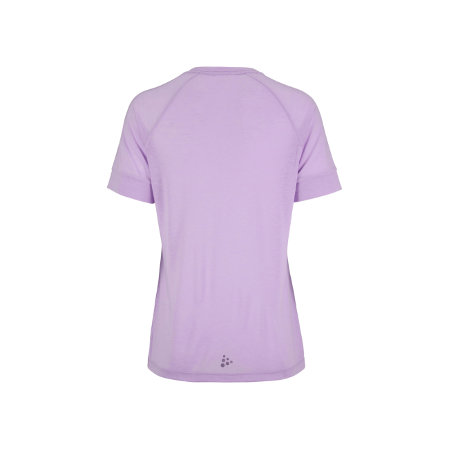 Craft ADV Trail Wool SS Tee W – Tricou de alergare trail cu lână - Mov