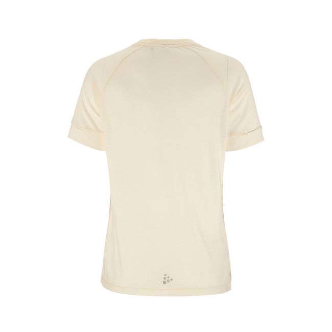 Craft ADV Trail Wool SS Tee W – Tricou de alergare trail cu lână - Alb